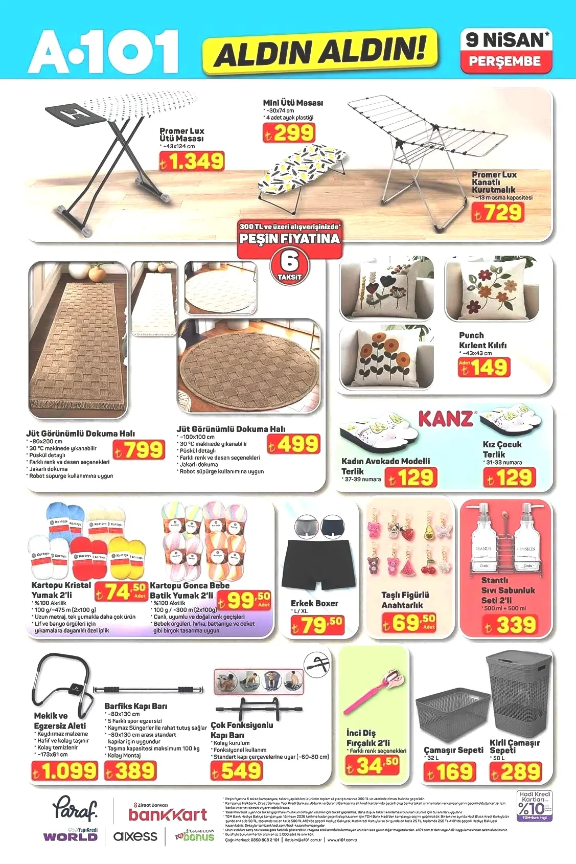 9 NİSAN A101 ALDIN ALDIN AKTÜEL KATALOĞU 9 NİSAN A101 ALDIN ALDIN AKTÜEL KATALOĞU