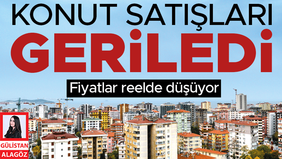 Konut piyasasında daralma sürüyor temmuz satışları yüzde 17 geriledi